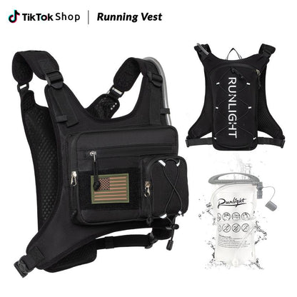 Lightweight Running Hydration Vest with Water Bladder